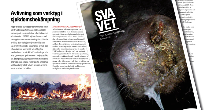SVA:s tidning SVAVET, 28-sidig / Statens veterinärmedicinska anstalt